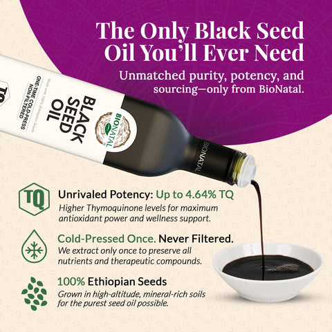 Ethiopian Black Seed Oil 16oz (GLASS)