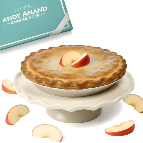 Fresh-Baked Apple Pie 10-Inch 4.5 lb Classic American Dessert Andy Anand
