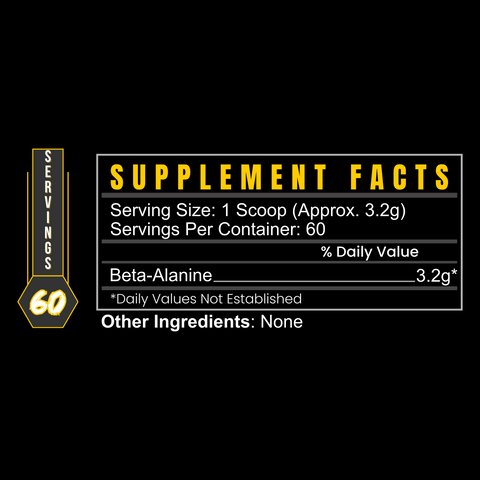 Beta-Alanine Supplement Powder BLACKLABEL