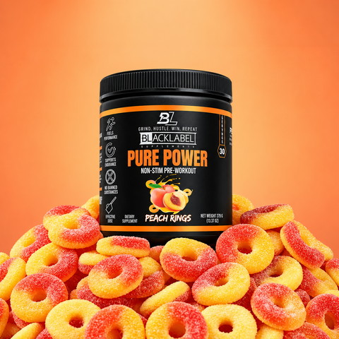 Pure Power Strength and Endurance Builder Supplement BLACKLABEL