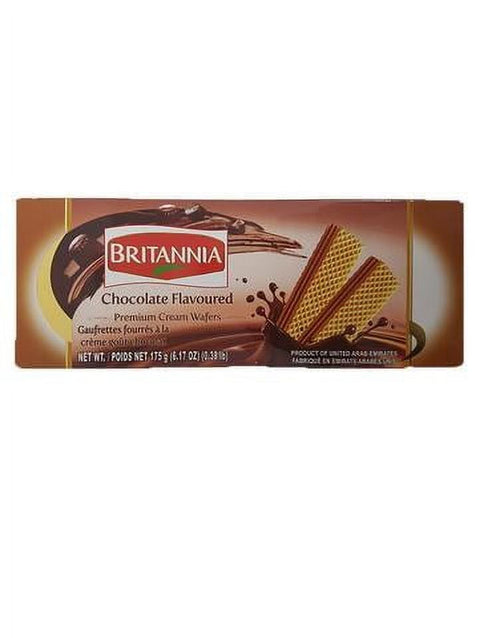 BRITANNIA CREAM WAFER CHOCOLATE  LARGE 175 GM