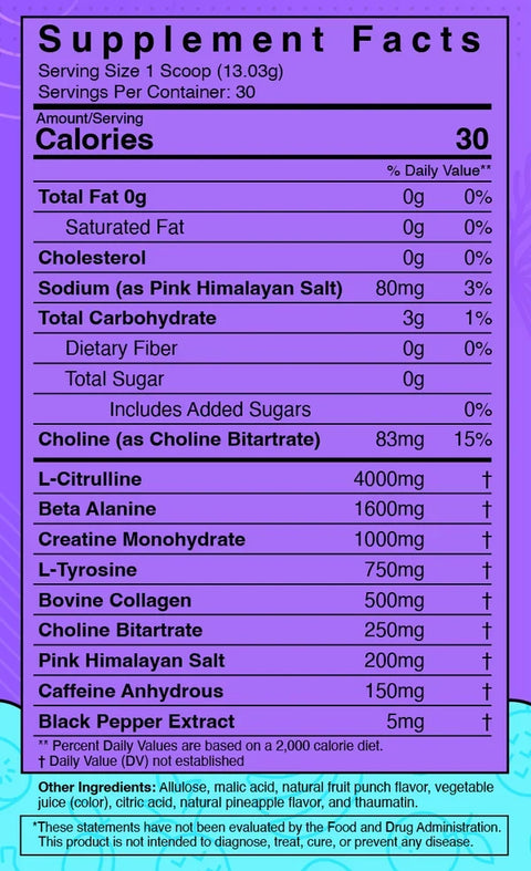 BullFit Cowabunga Moderate-Stim Pre-Workout