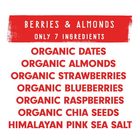 Organic Berries & Almonds Snack Bar Box of 12