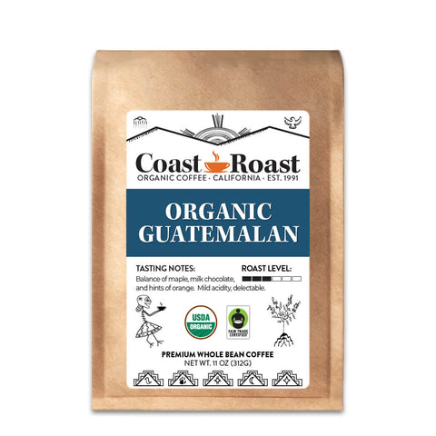 Organic Guatemalan Whole Bean Coffee