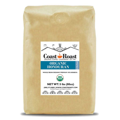 Organic Honduran Whole Bean Coffee Single Origin