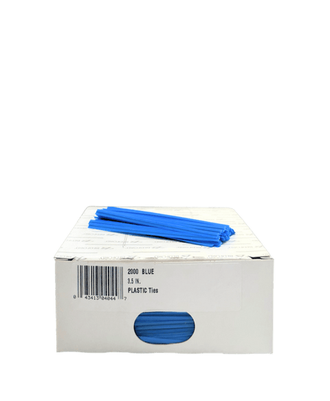 Bag Ties, Plastic, 3.5", 2000 Count