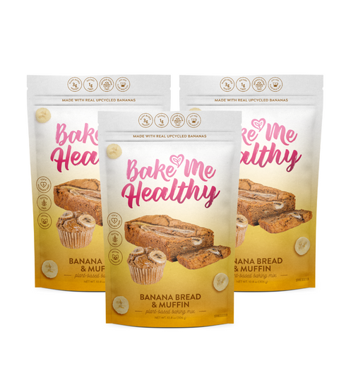 Banana Bread & Muffin Plant-Based Baking Mix Bake Me Healthy