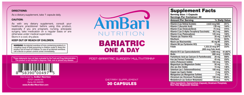 Bariatric One-A-Day Multivitamin