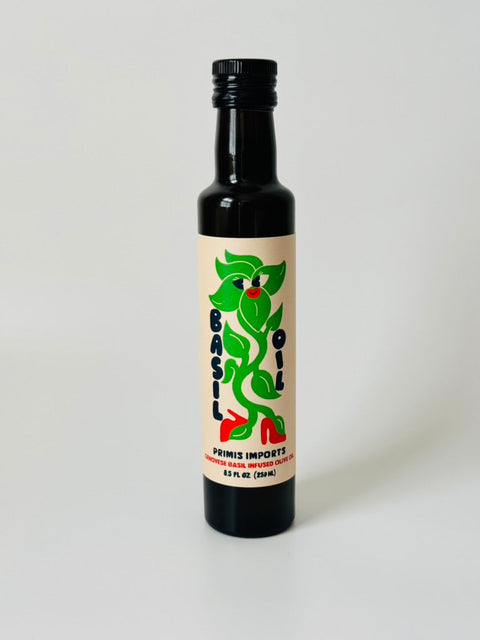 Genovese Basil Infused Olive Oil – Co-Milled Method