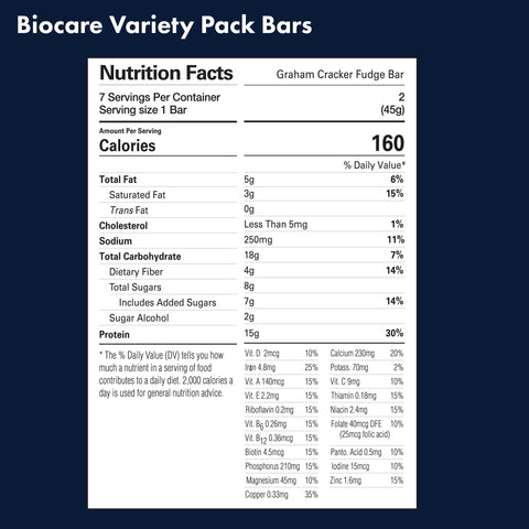 15G Protein Bars Variety Pack (7-Count)