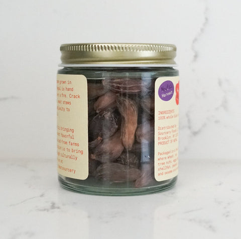 Sourcery Black Cardamom Heirloom Variety - 6 Jars x 1 Case