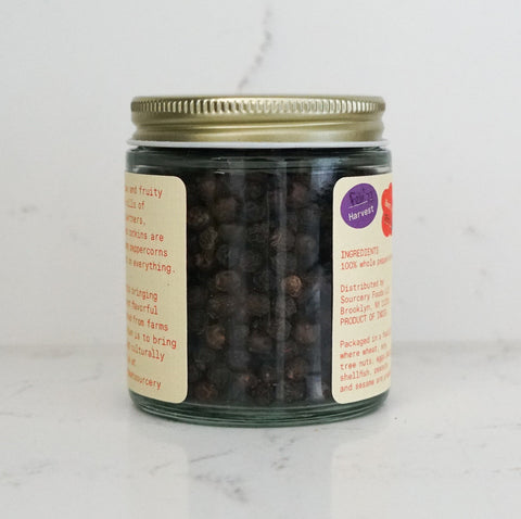 Sourcery Heirloom Variety Black Pepper 6 Jars x 1 Case