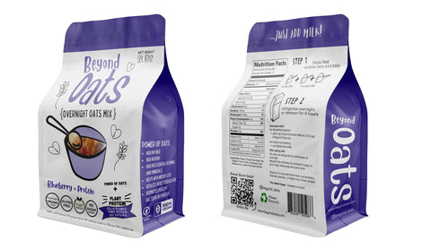OATS + PROTEIN Blueberry Organic Plant Protein Blend