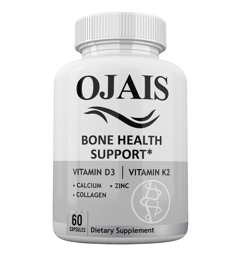 Bone Support Calcium Zinc Vitamin D3 K2 Supplement Ojais Wellness