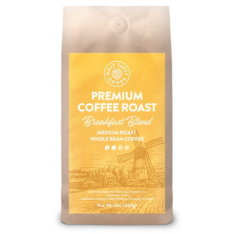 Breakfast Blend Medium Roast Whole Bean Coffee, Speciality Coffee Beans, Fresh Roasted