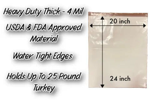 Turkey Brine Bags & Meat Storage Bags