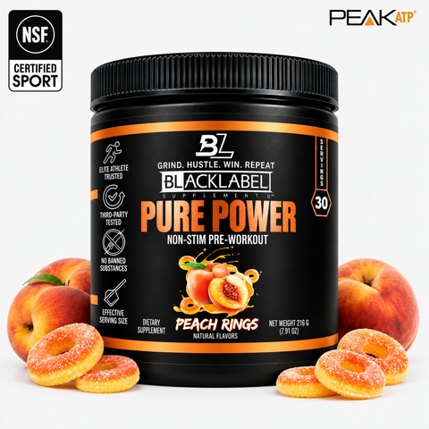 Pure Power Strength and Endurance Builder Supplement BLACKLABEL