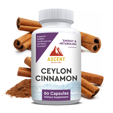 Organic Ceylon Cinnamon 1200 mg Capsules