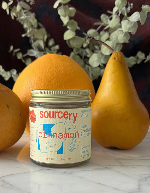 Sourcery Cinnamon Delicately Floral & Woody Cinnamon 6 Jars x 1 Case