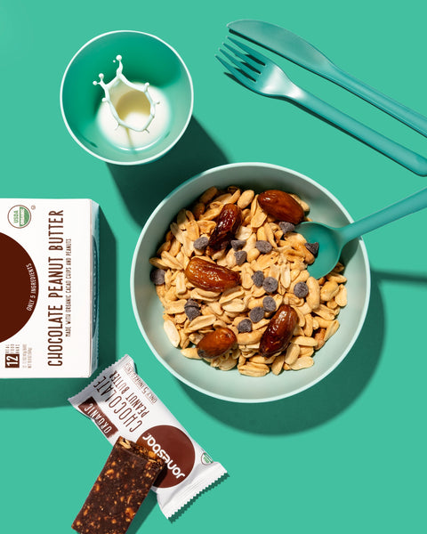 Chocolate Peanut Butter Organic Snack Bars Box of 12
