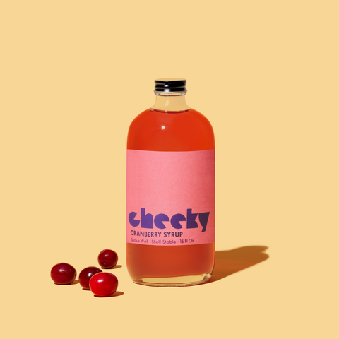 Cheeky Cocktails Cranberry Syrup 100% Cranberry Juice Syrup Cheeky Cocktails