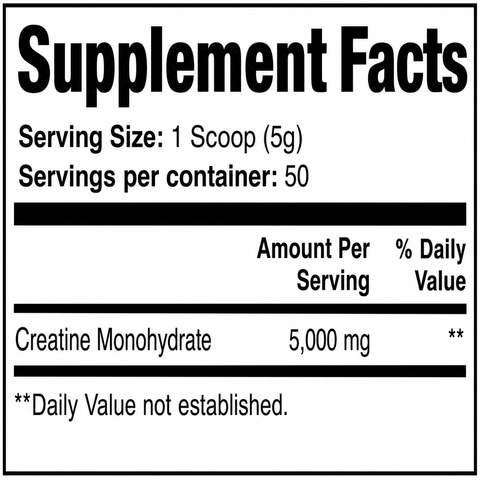 Creatine Monohydrate Unflavored Supplement 0.55lb USA