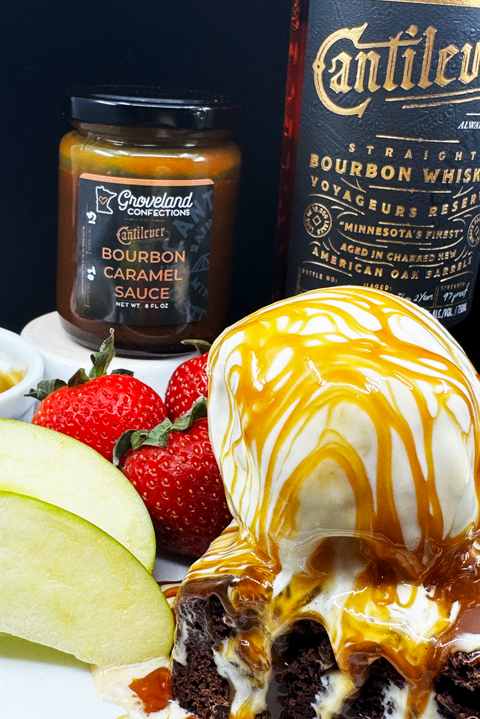 Bourbon Caramel Sauce Cantilever Groveland Confections