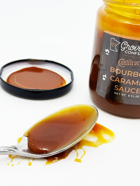 Bourbon Caramel Sauce Cantilever Groveland Confections