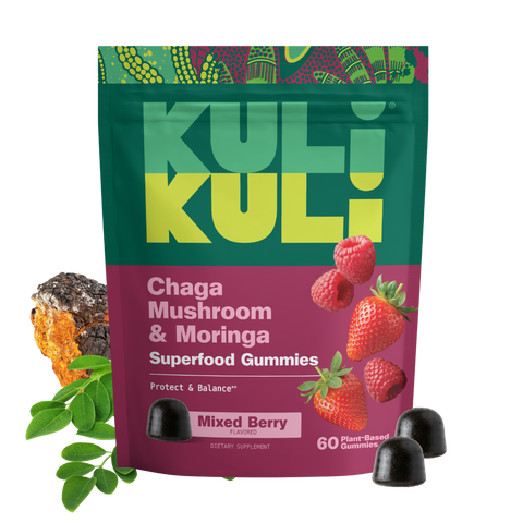 Chaga & Moringa Nutrient-Dense Gummies for Balance
