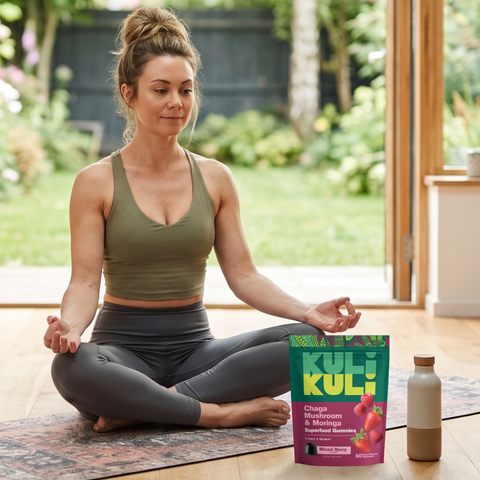 Chaga & Moringa Nutrient-Dense Gummies for Balance