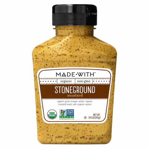 Organic Stoneground Mustard 9 oz Condiment MADE WITH