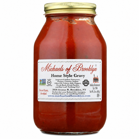 Home Style Gravy 32 oz Tomato Sauce MICHAELS OF BROOKLYN