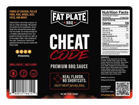 Cheat Code Premium Sweet Tangy BBQ Sauce