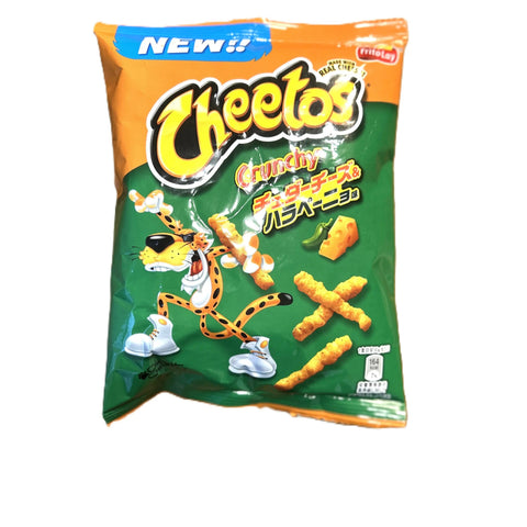 Cheetos Cheddar Cheese & Jalapeño Spicy Cheesy Crunch Snack Japan