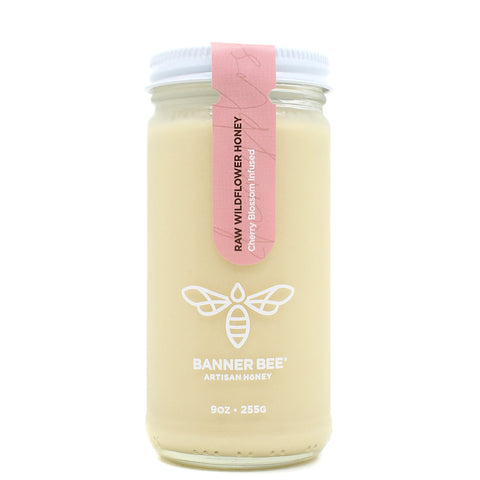 Cherry Blossom Infused Raw Honey