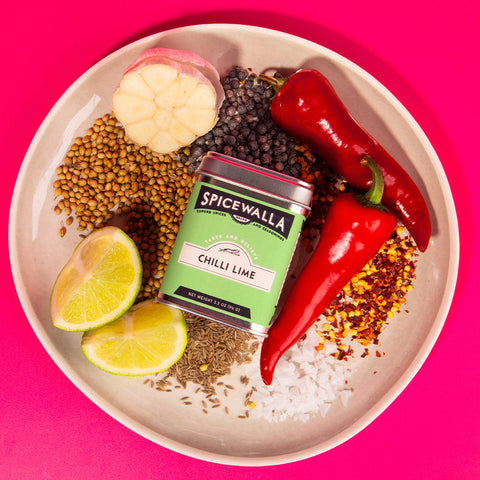 Chilli Lime Mildly Spicy Seasoning Big Tin 3.3 oz Spicewalla