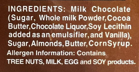 Owyhee Butter Toffee - Chunk Size - Chocolate - 1lb