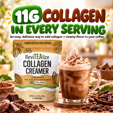 Collagen Protein Creamer Chocolate Creamer ReviTEAlize
