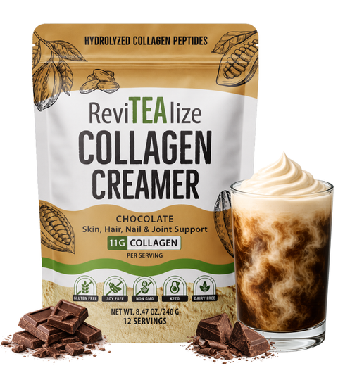 Collagen Protein Creamer Chocolate Creamer ReviTEAlize