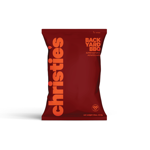 Back Yard BBQ Potato Chips Bag 1.5oz Case - Christie's