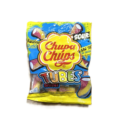 Chupa Chups Sour Tubes Mini Fruity Chewy Candy Poland