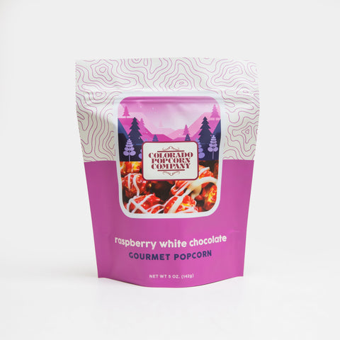 Raspberry White Chocolate Popcorn