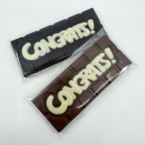 Chocolate Bars with a Message Handcrafted Groveland Confections