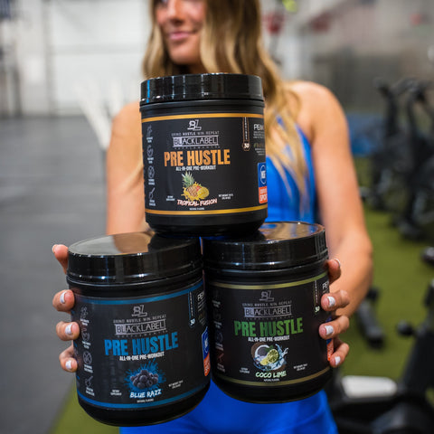 Pre Hustle V3 Performance Boosting Pre-Workout Supplement BLACKLABEL
