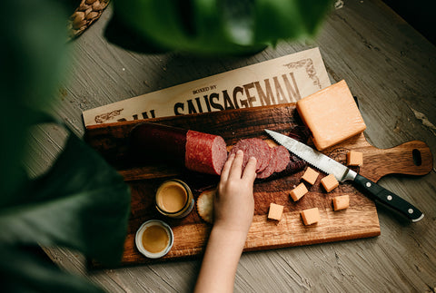 Bare Necessities Gourmet Gift Box with Dan's Summer Sausages and Tillamook Cheese