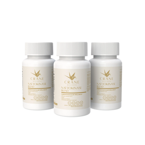 Nattokinase 6,000 FU Blend Dietary Supplement Crane Wellness
