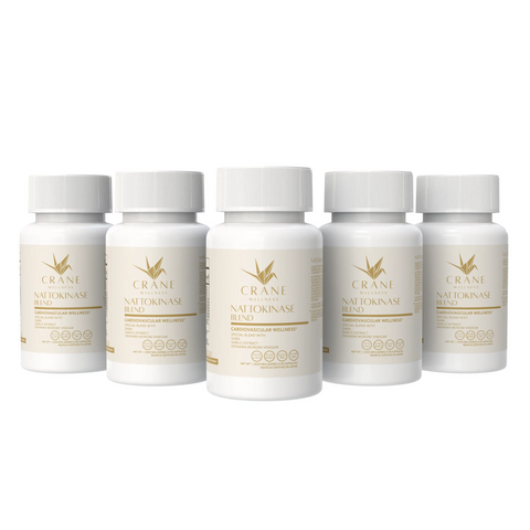 Nattokinase 6,000 FU Blend Dietary Supplement Crane Wellness