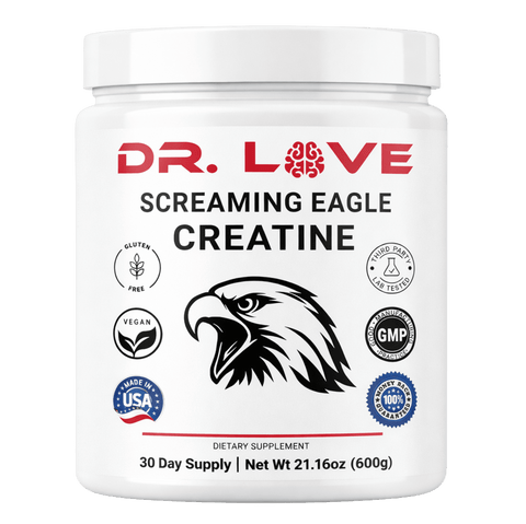 Pure Creatine Monohydrate 600g Supplement Dr. Love