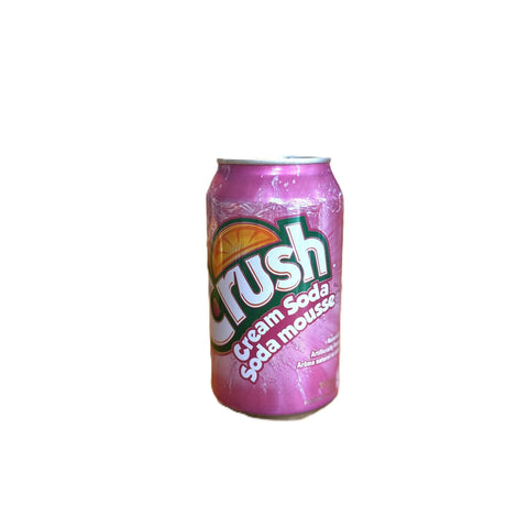 Crush Cream Soda 355mL Canadian Classic Pink Soda
