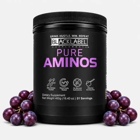 Pure Aminos Plant-Based Amino Acid Supplement BLACKLABEL